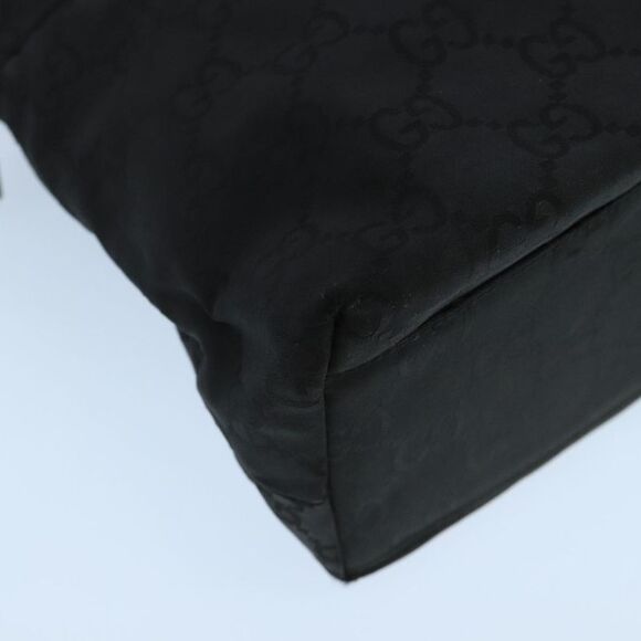 Gucci Gg Canvas Black Canvas Shoulder Bag (Pre-Owned) - Picture 6 of 16